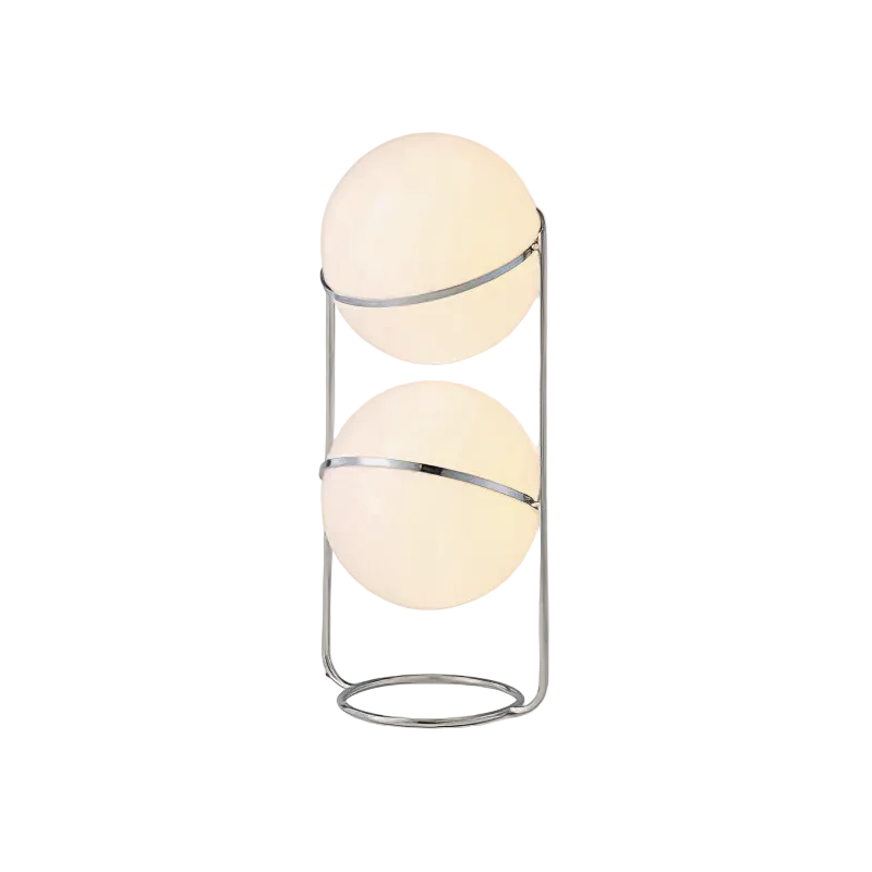 PODWÓJNA LAMPA PODŁOGOWA "ORBY" - WERSJA NISKA