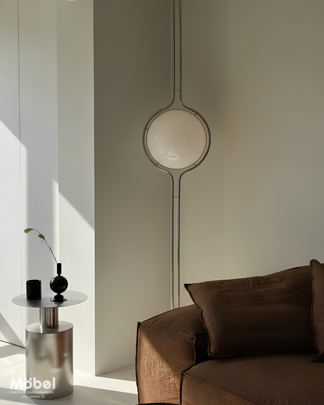 LAMPA PODŁOGOWA "ORBY" DO SUFITU