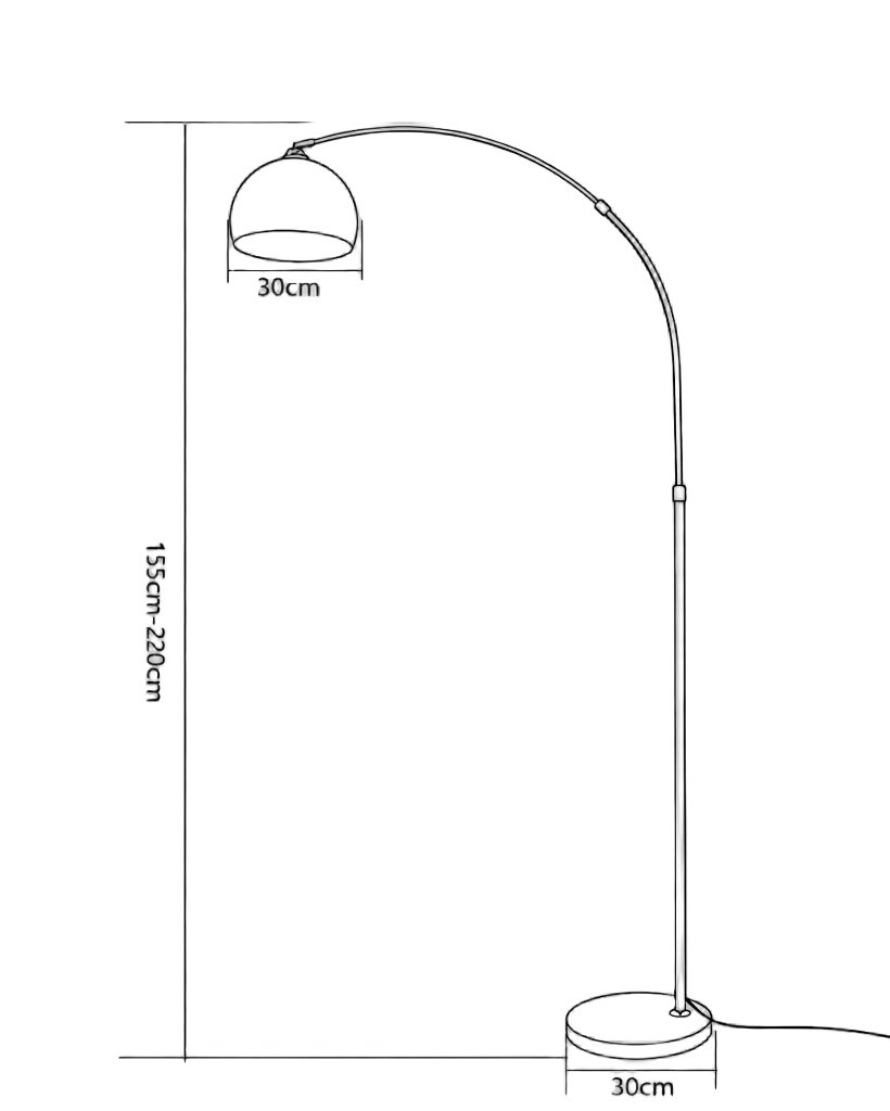 LAMPA PODŁOGOWA "ARCH"