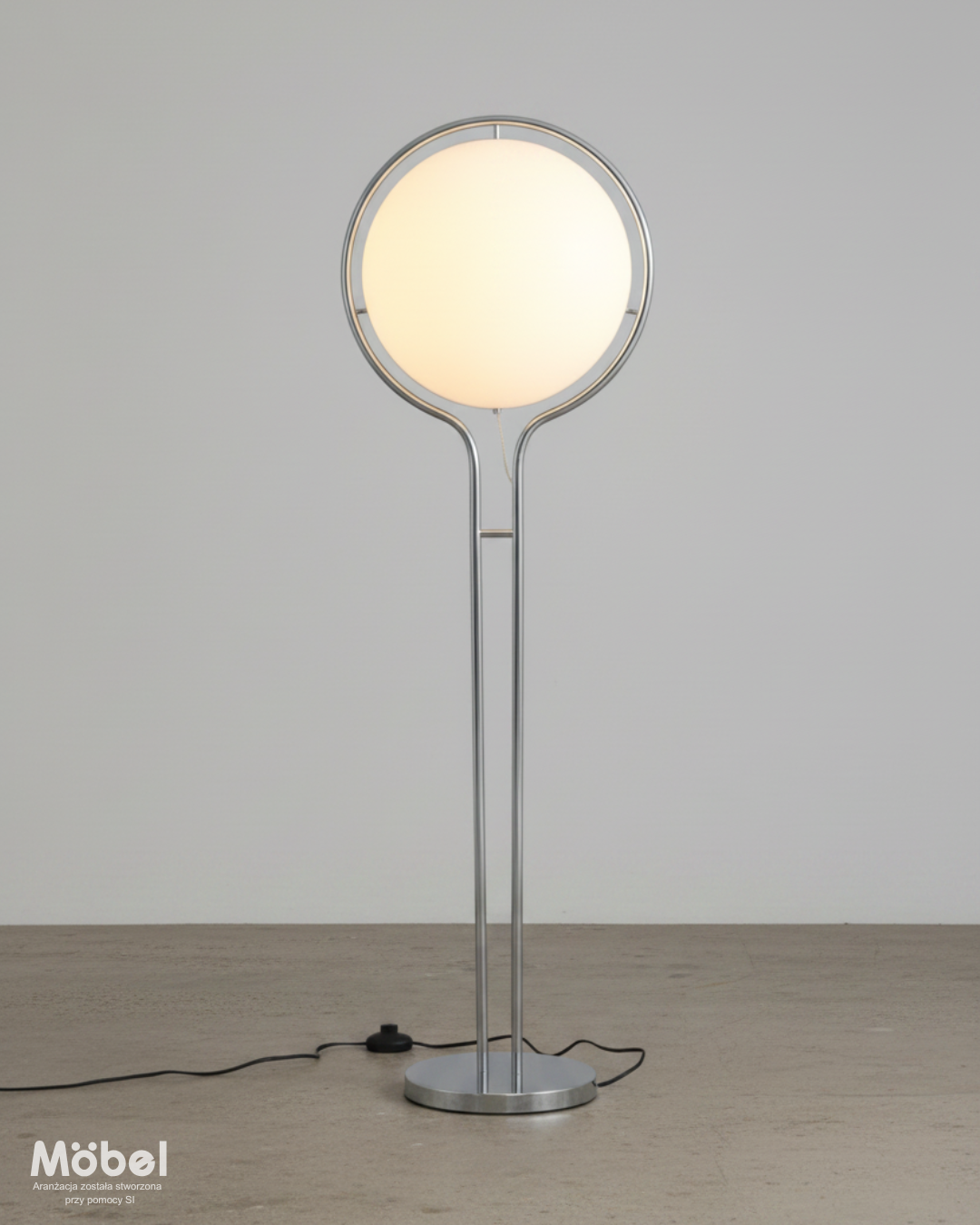 POJEDYNCZA LAMPA PODŁOGOWA "ORBY"