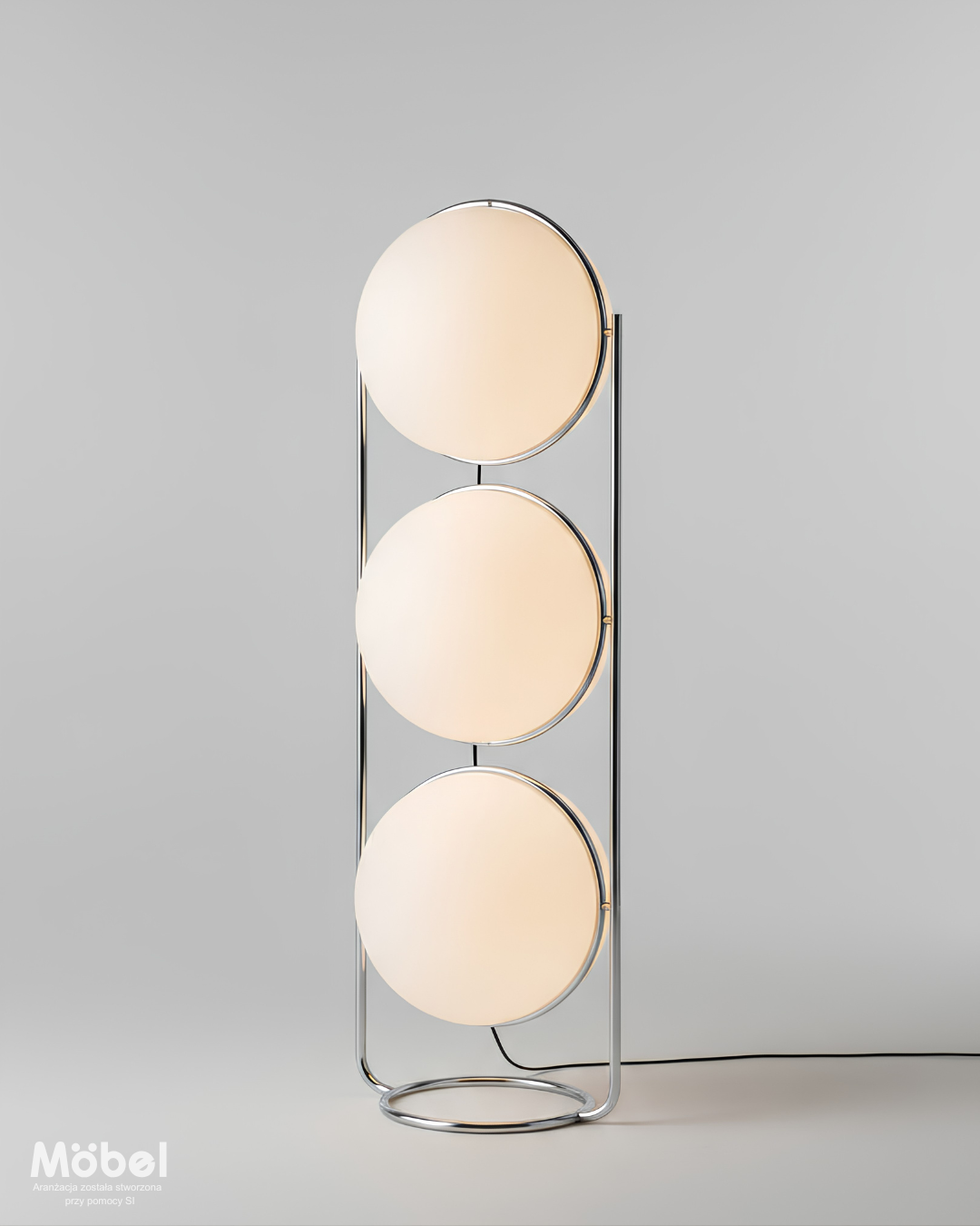 POTRÓJNA LAMPA PODŁOGOWA "ORBY"